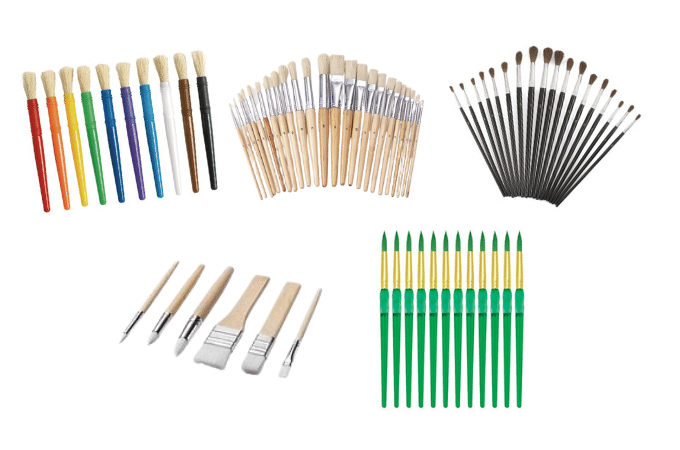 child's art brushes, wands & tools