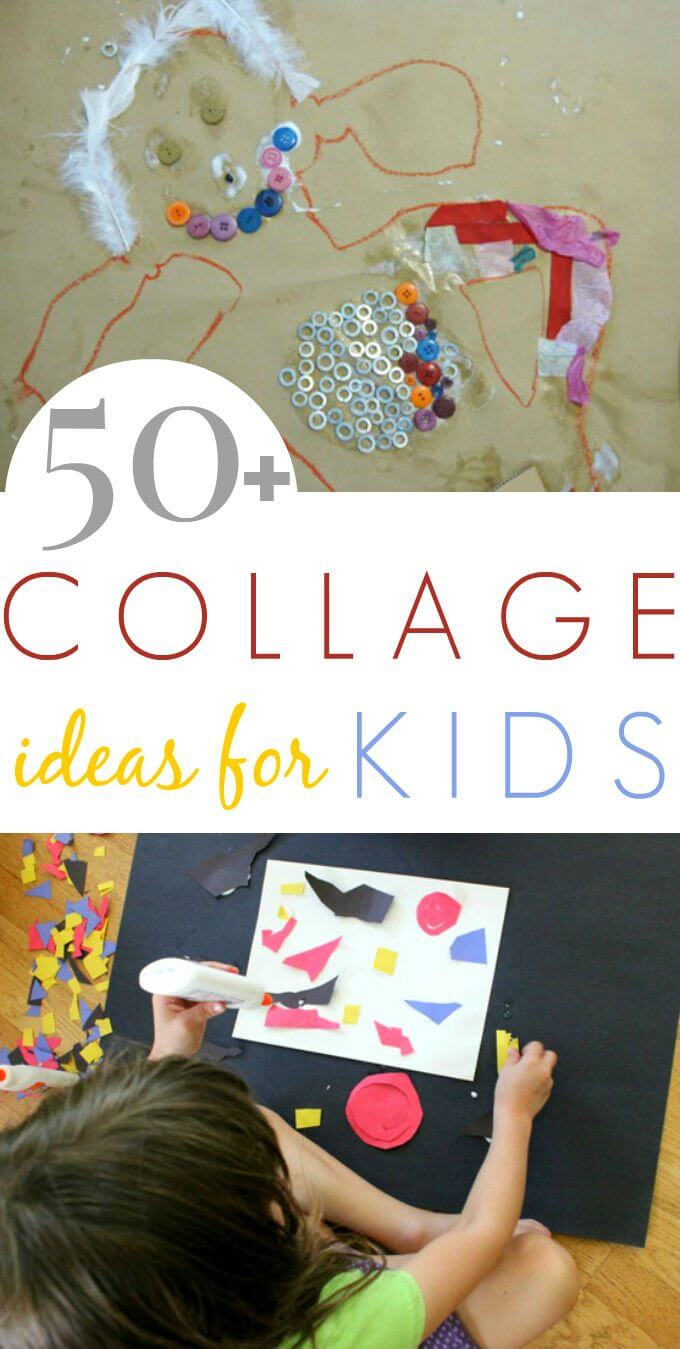 ideas painting decoupage Kids Artful 50 Ideas  for  Art The Parent Collage