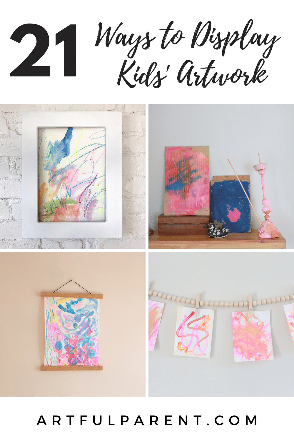 21 Kids' Art Display Ideas for Your Home