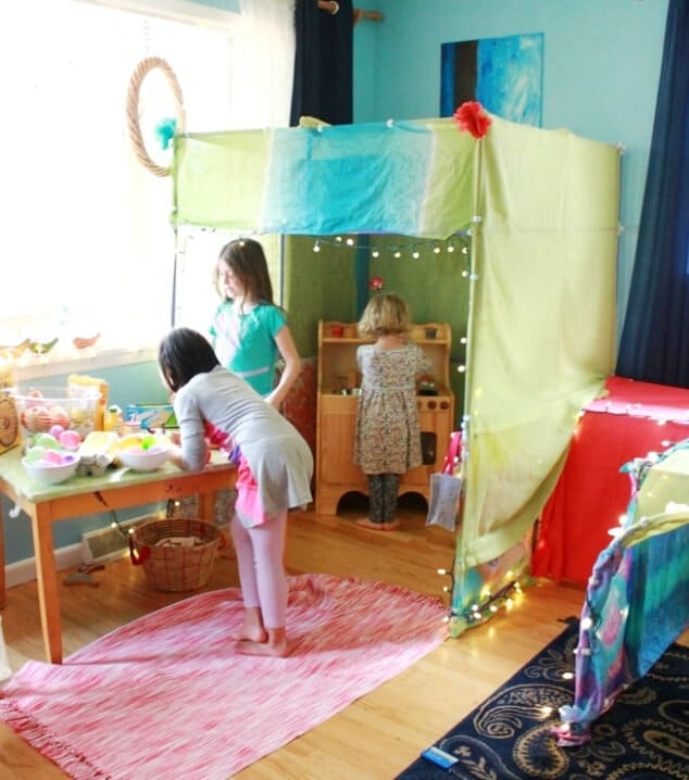 A Build a Fort Kit for Kids