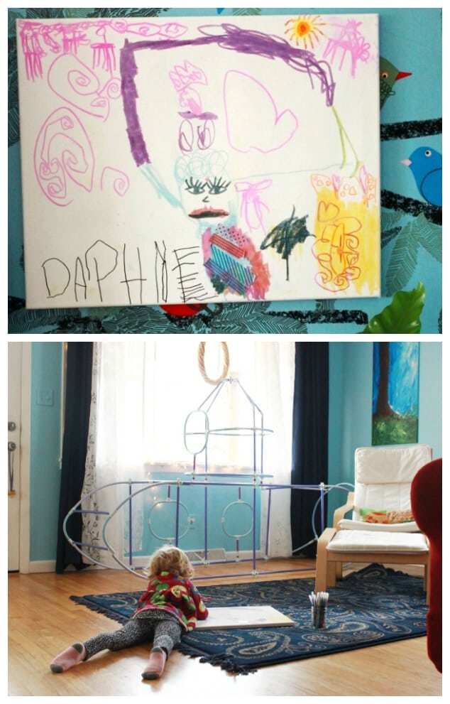 Art Making and Kids Art Display