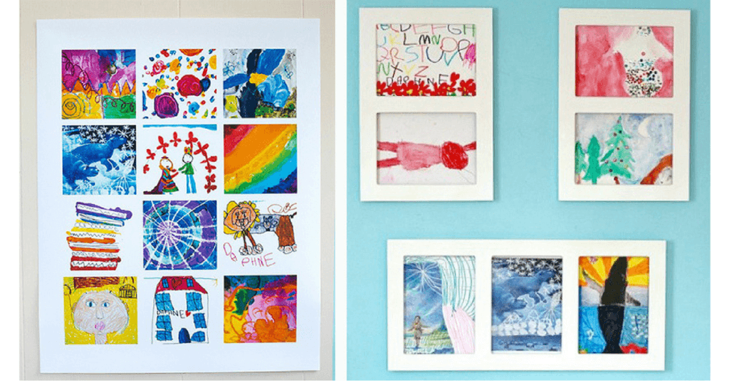 21 Ways To Display Kids Artwork Honor Creativity Manage The Piles