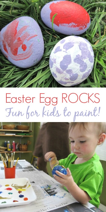 Easter Egg Rocks - Fun Easter Craft Idea for Kids