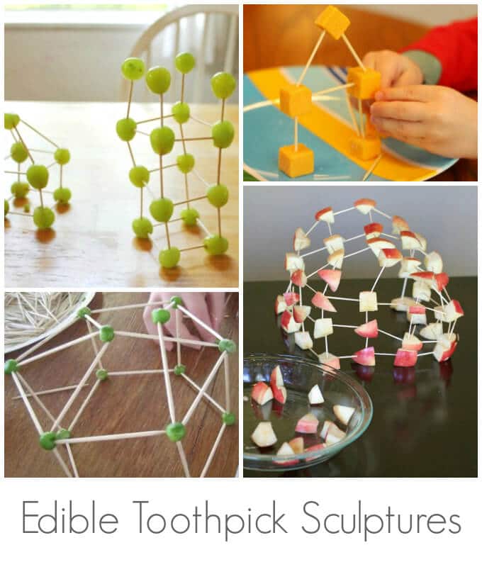 Edible Toothpick Sculptures for Kids