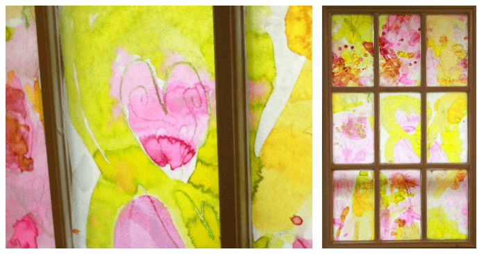 Spring Art Project for Kids - A Stained Glass Window