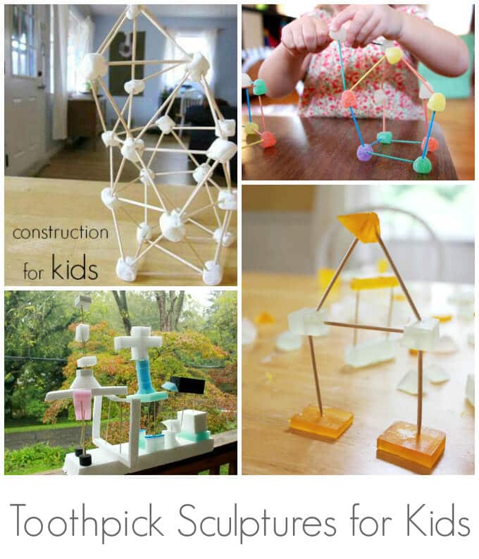 Toothpick Sculptures for Kids