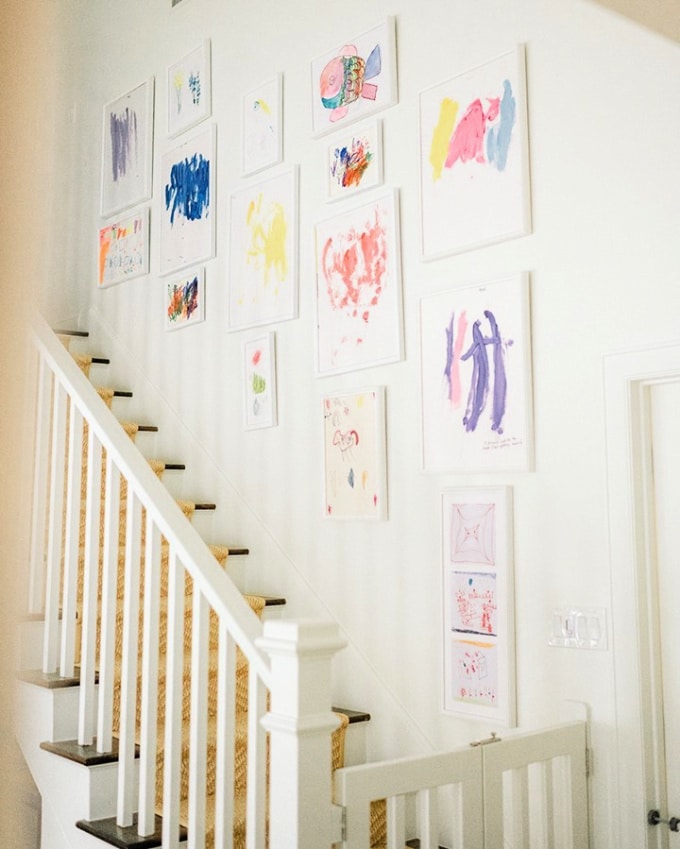 Kids' artwork: how to manage, store + organize (PLUS: cute display ideas!)