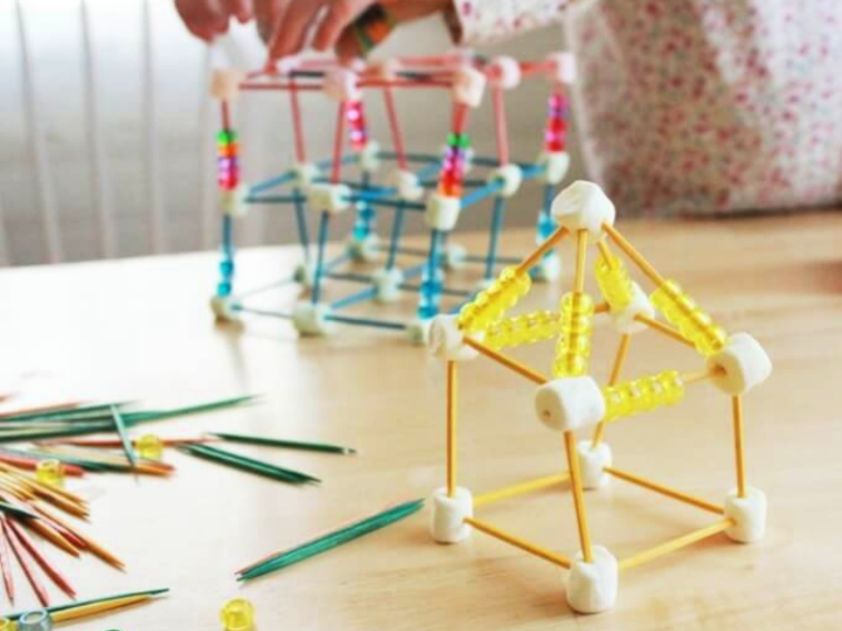 Toothpick Sculptures Ideas for Kids