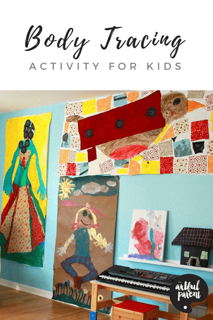 Body Tracing Activity For Kids