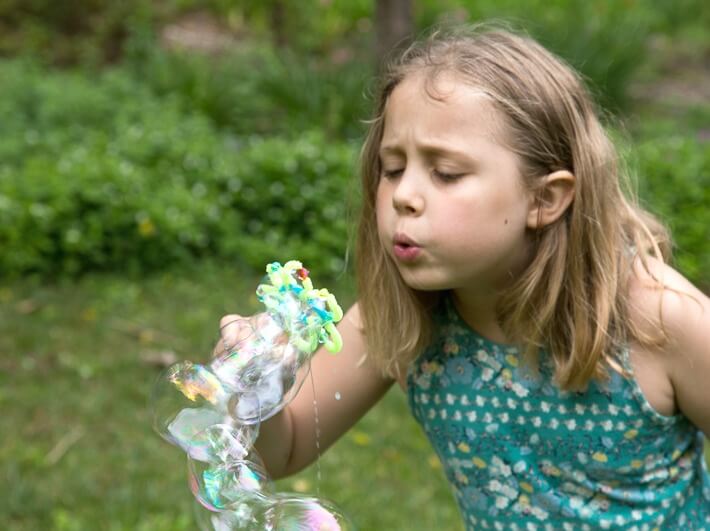 How To Make Homemade Bubbles The Easiest Bubble Recipe Ever