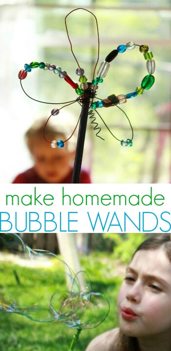 Make Homemade Bubble Wands