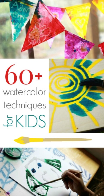 Watercolor Techniques :: 60+ Watercolor Projects Kids Love