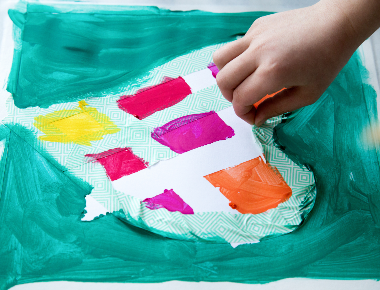 5 Tape Art Ideas for Kids