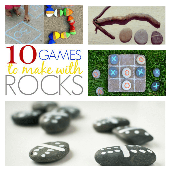 10 DIY Outdoor Games to Make with Rocks