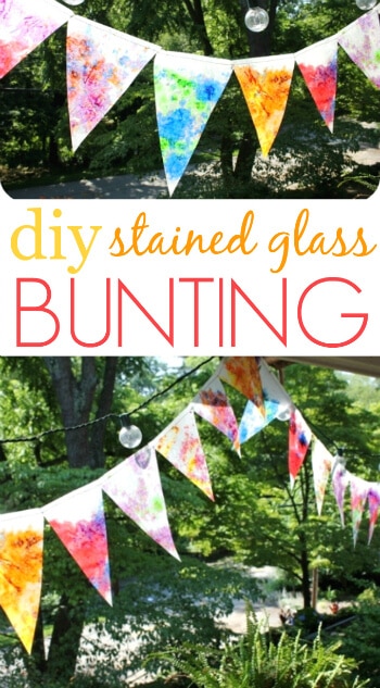 How to Make a Bunting Stained Glass