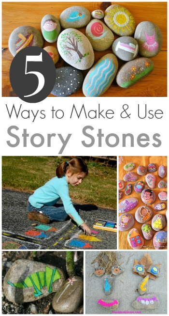 Story Stones Ideas - 5 Ways to Make and Use Story Stones with Kids 