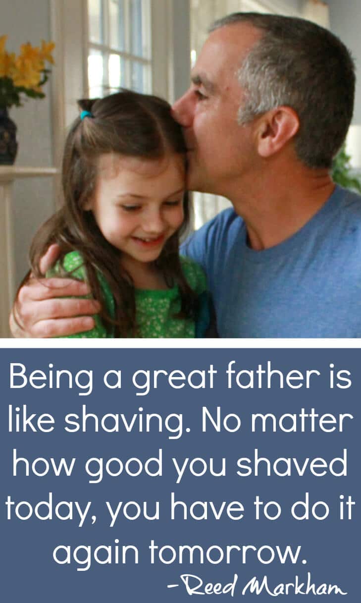 Fathers Day Quote - Like Shaving