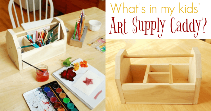 Art Supply Caddy for Kids