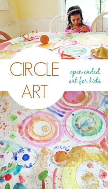 Circle Art :: An Open Ended Art Activity for Kids - Artful ...