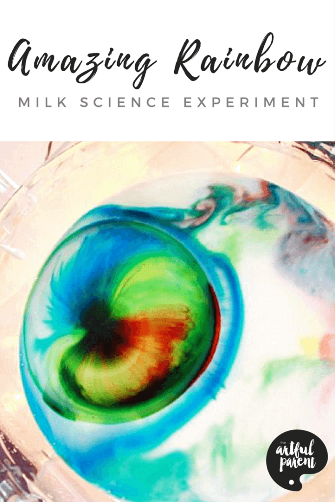 Rainbow Milk Science Experiment