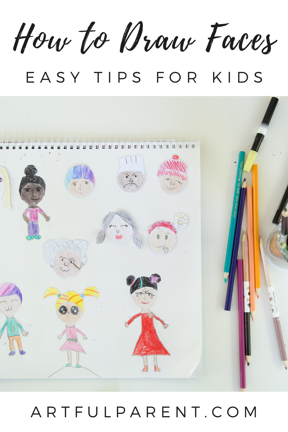 How to Help Your Kids with Drawing Faces