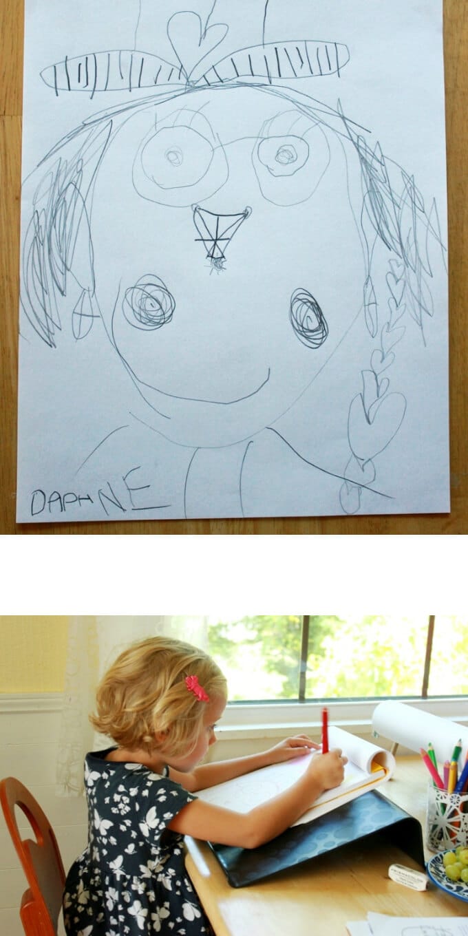 Daphne Drawing a Portrait