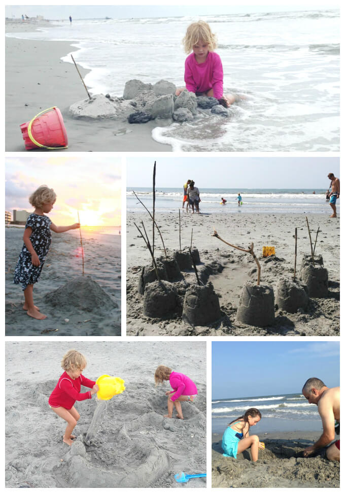 Ocean Crafts for Kids - Sandcastles and Moats
