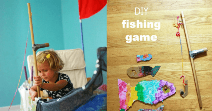 A DIY Fishing Game with a Fort Magic Canoe
