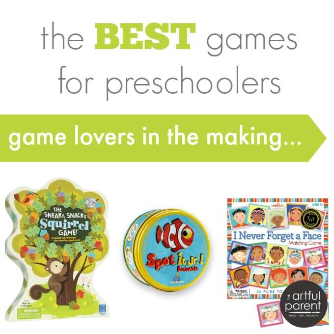 Best Family Board Games for Preschoolers -- Game Lovers in the Making