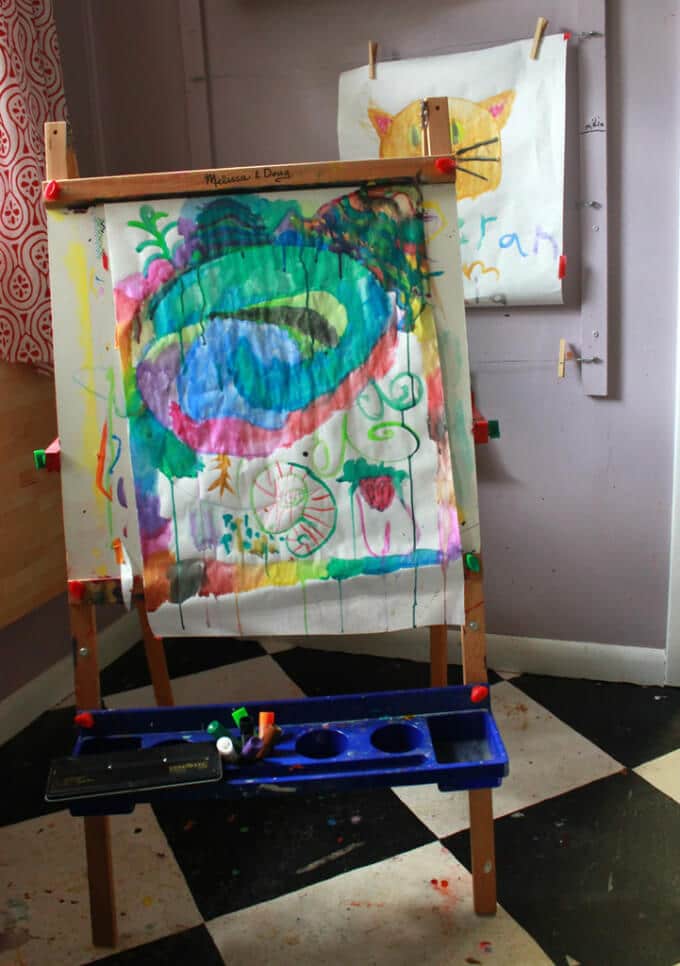Kids Art Space How to Create One that Will Actually Get Used