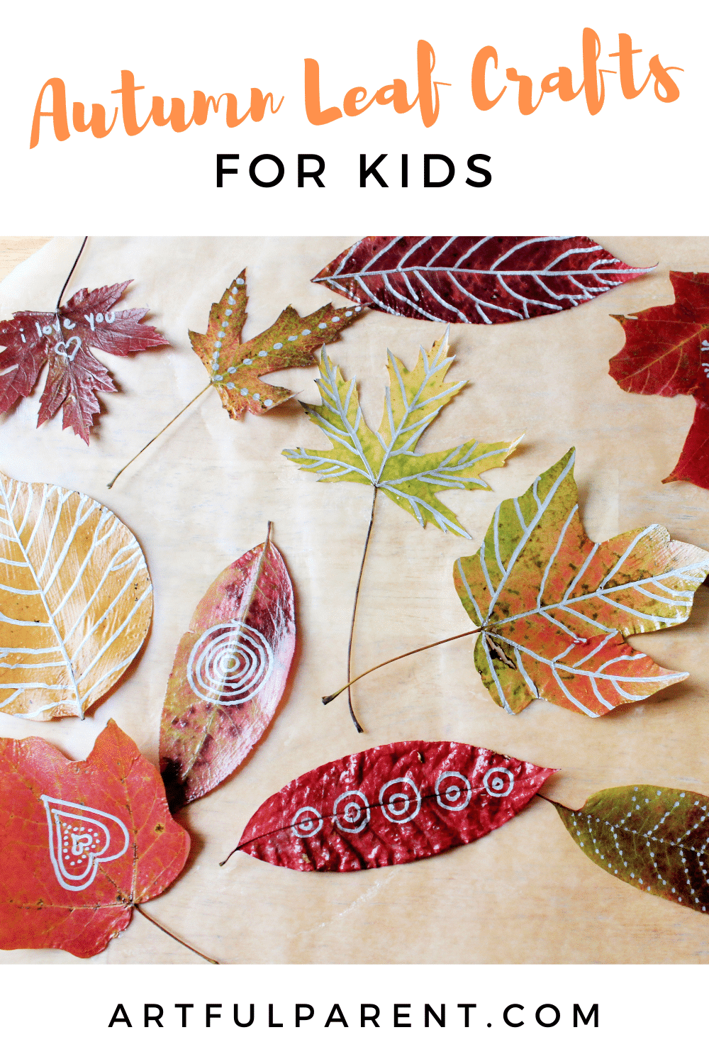 leaf crafts for kids pinterest