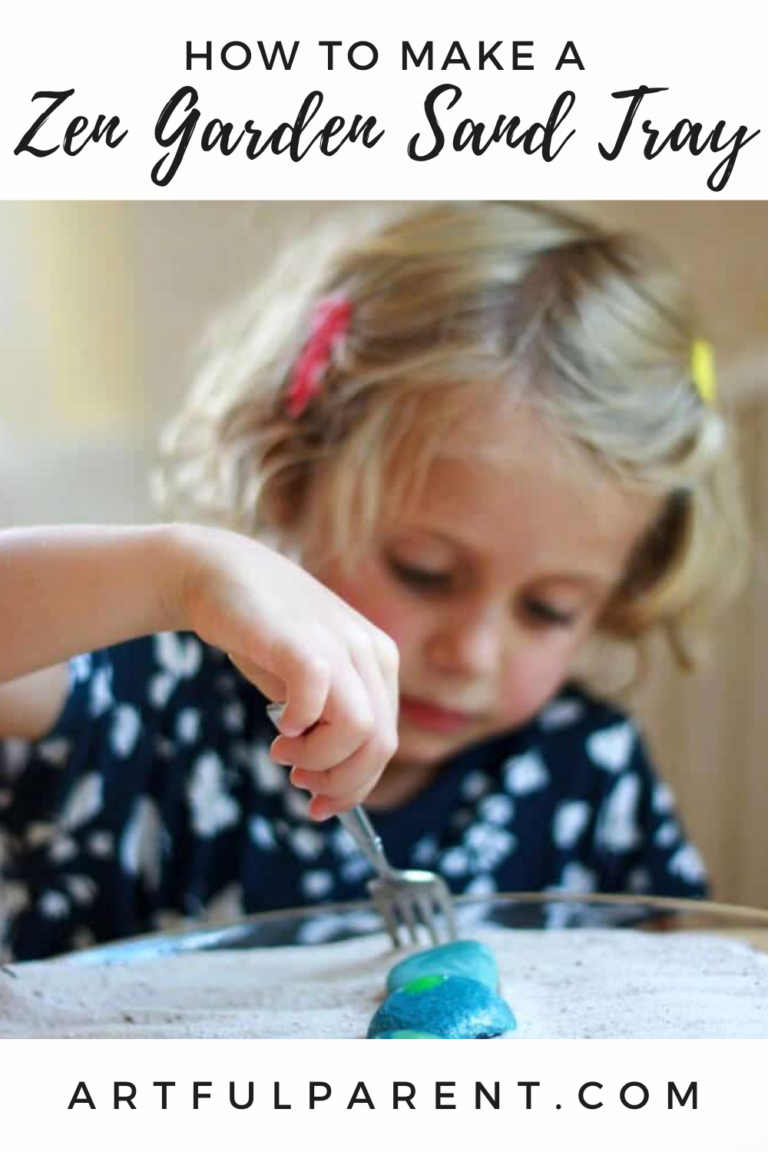 How to Make a DIY Zen Garden Sand Tray for Kids