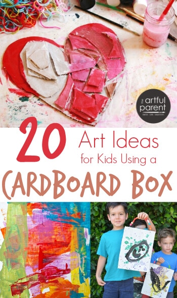 20 Cardboard Art Ideas for Kids