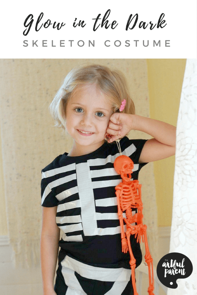 Glow in the Dark Skeleton Costume for Halloween