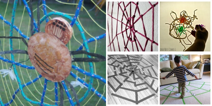 Spider Web Activities for Kids - second 5