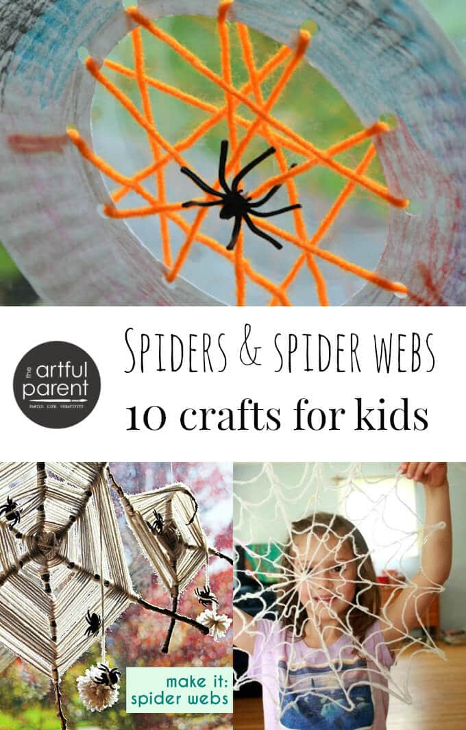 Spiders and Spider Web Crafts - 10 of the best ideas for kids