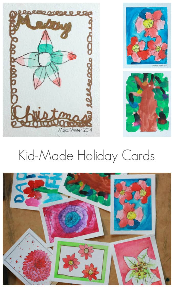 Kid Made Holiday Cards