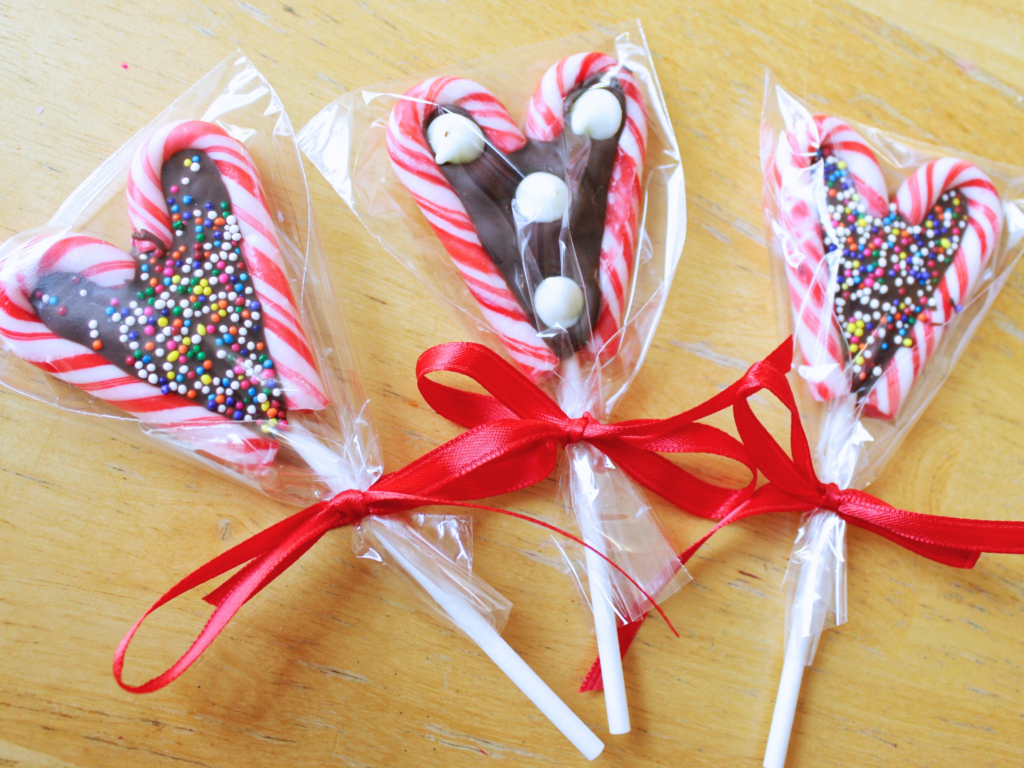 candy cane lollipops