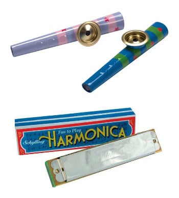 Harmonica and Kazoo