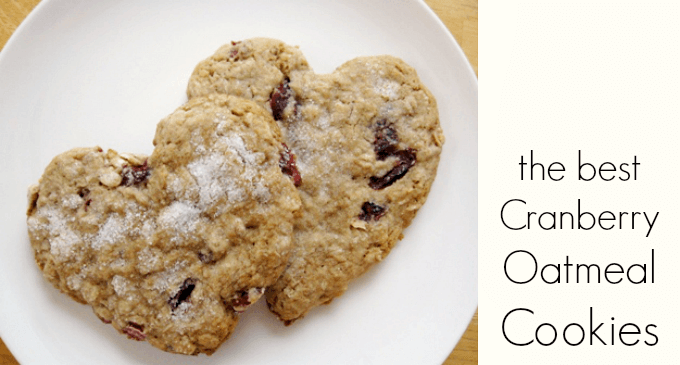 The Best Cranberry Oatmeal Cookies Recipe