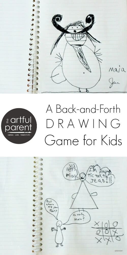 A Drawing Game for Kids Connect thru creativity with this backand