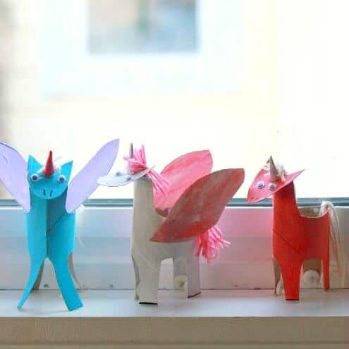 Unicorn Craft with Toilet Paper Rolls
