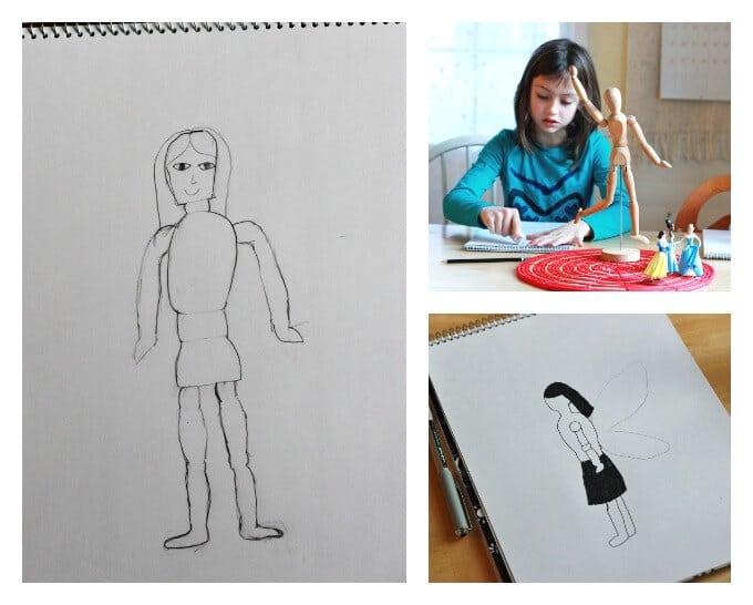 human body drawing for kids