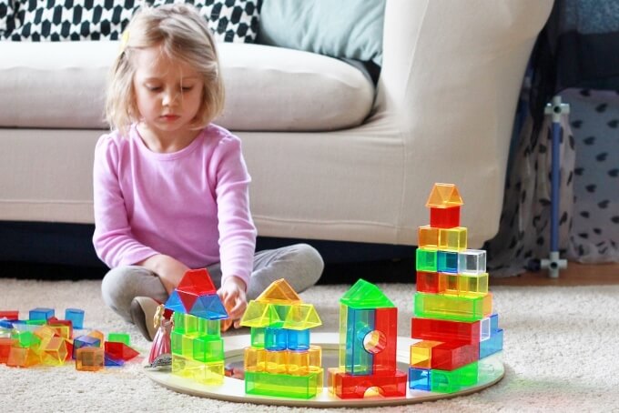 Translucent Building Blocks for Kids