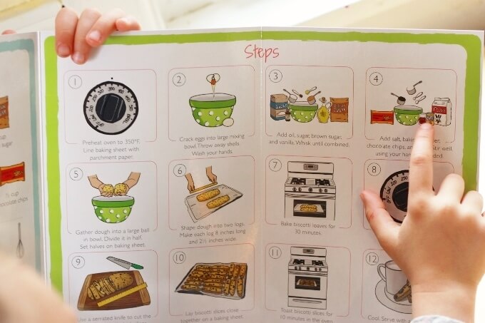 Illustrated Recipe Cards from the Raddish Kids Cooking Kits