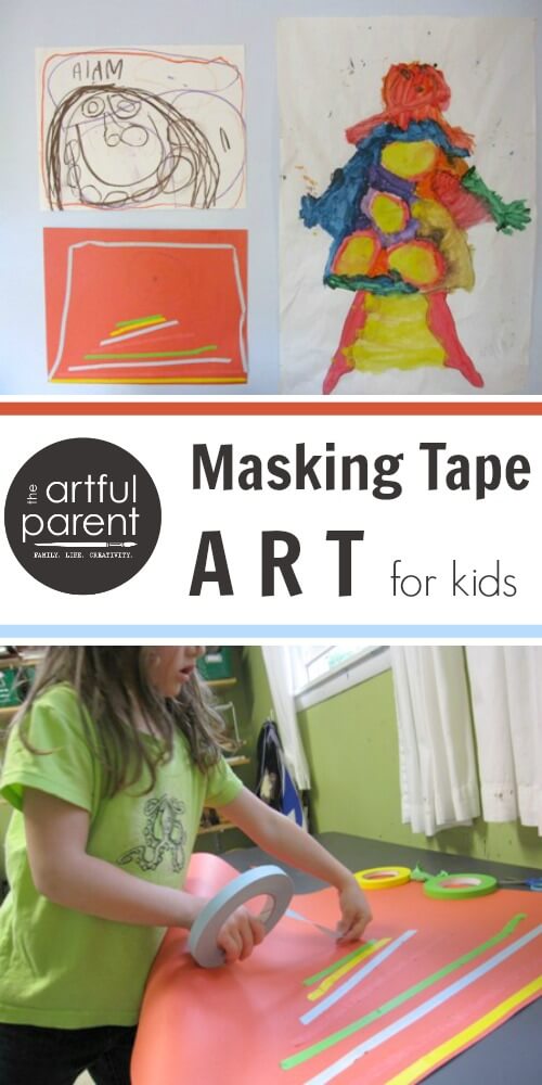 Masking Tape Art for Kids