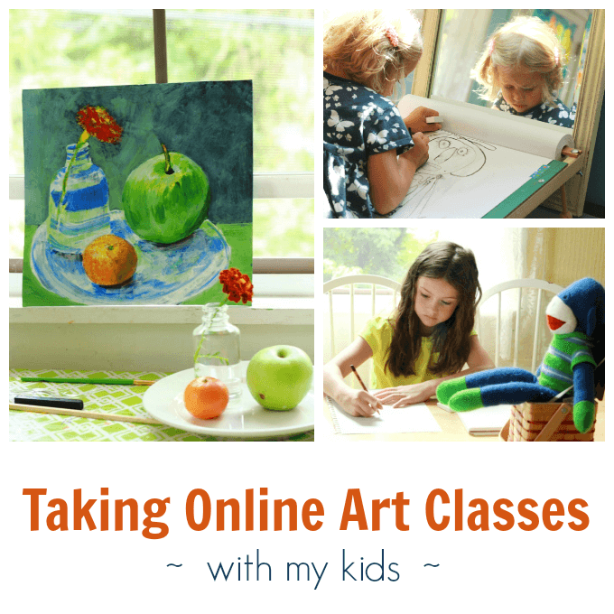 Taking Online Art Classes with My Children
