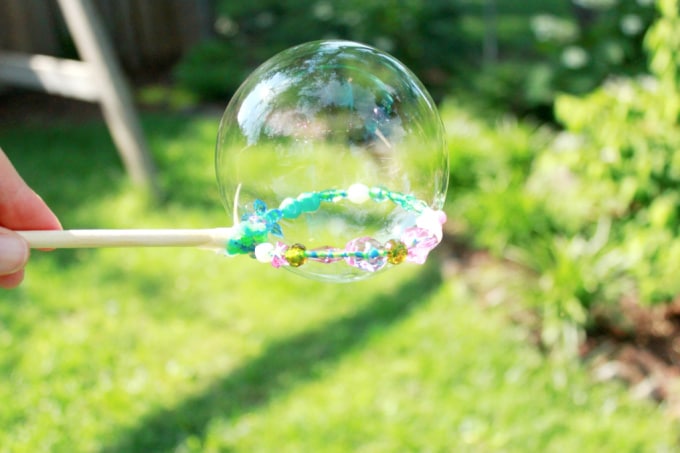 bubble wands with beads