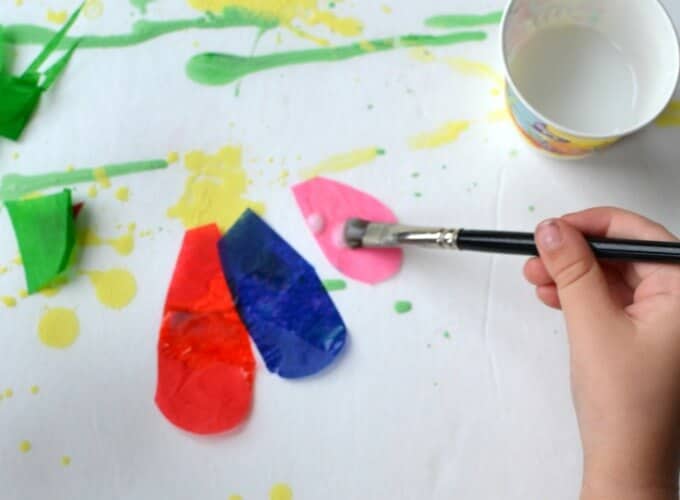 Gravity Painting Activity for Kids