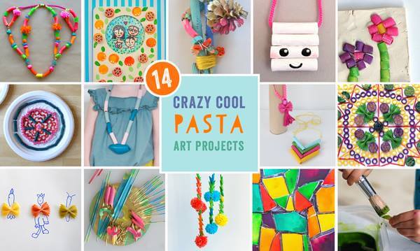 14 Pasta Art Activities for Kids